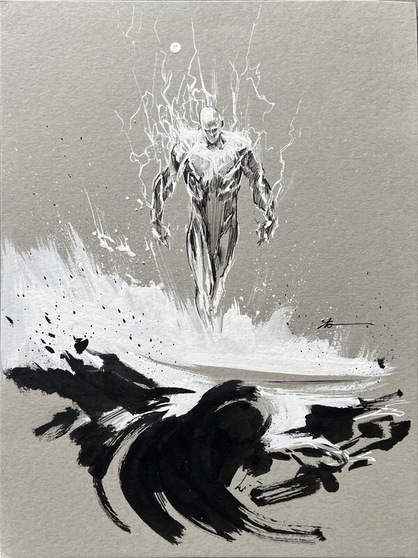 For sale - ito caresme, Silver Surfer Pin up - Original Illustration