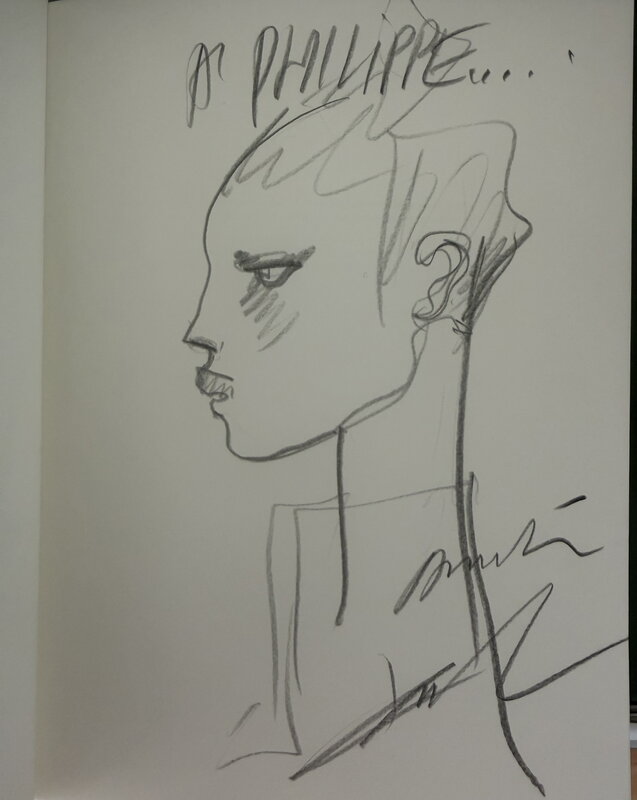 Dedicace d’Enki Bilal - Sketch