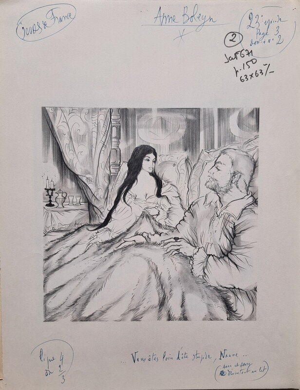 Jacques Grange, Anne Boleyn - Vous êtes loin d'être stupide, Anne... - Illustration originale