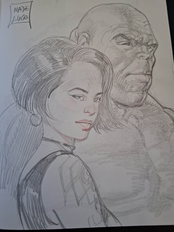 Beauty & the beast by Mauro de Luca - Original Illustration