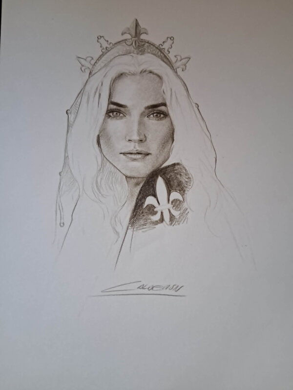 Isabelle par Jaime Caldéron - Illustration originale