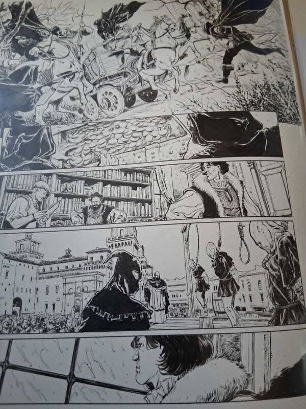 Les Savants planche par Stefano Carloni - Planche originale