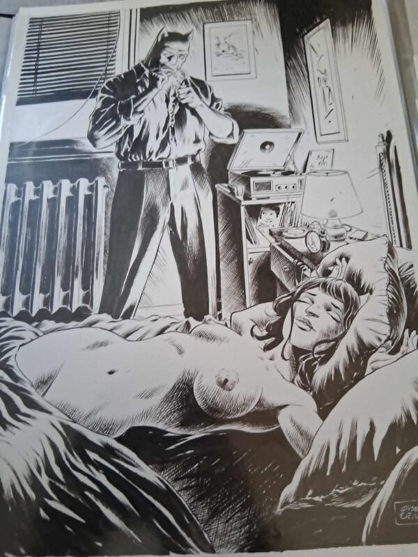 Blacksad Hommage by Giuseppe De Luca - Original Illustration