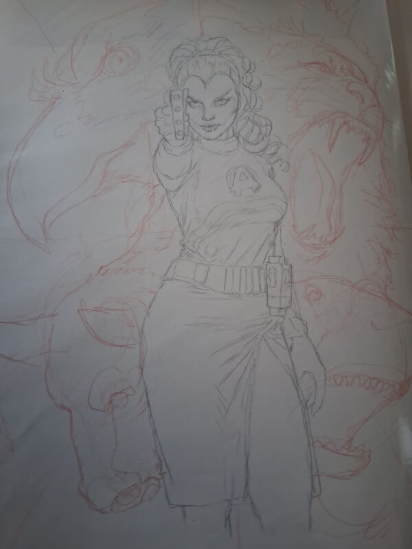 Superhero par Adriano De Vincentiis - Illustration originale