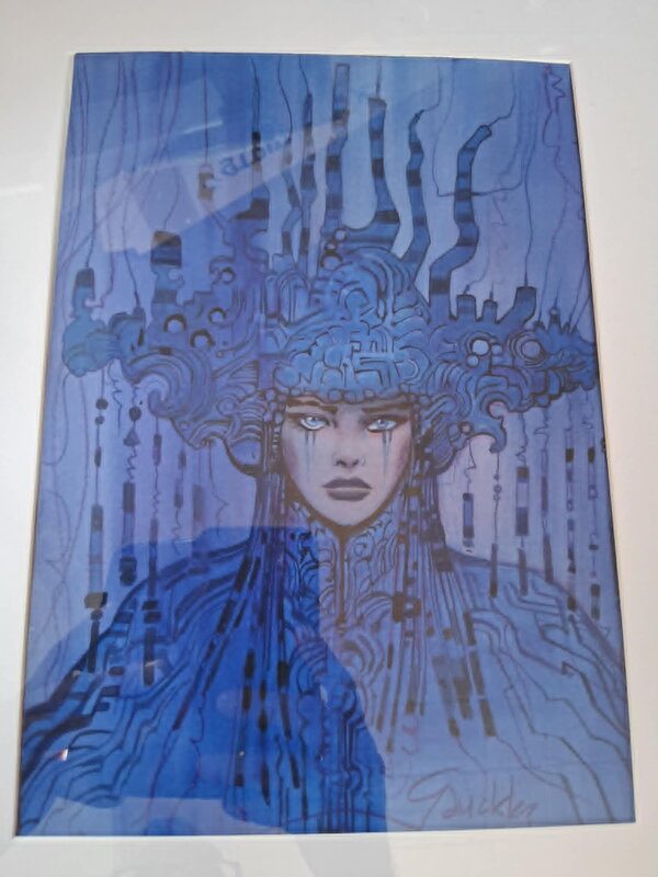 Blue commission par Philippe Gauckler - Illustration originale