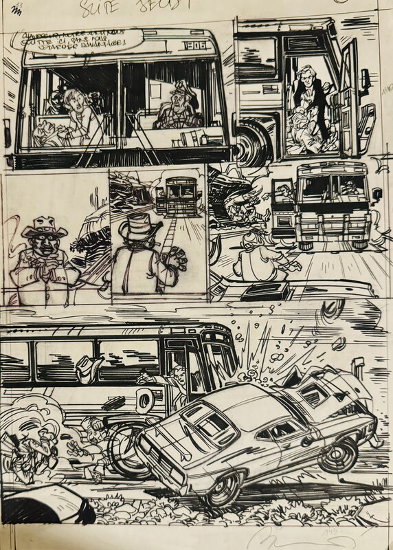 Soda par Bruno Gazzotti - Planche originale