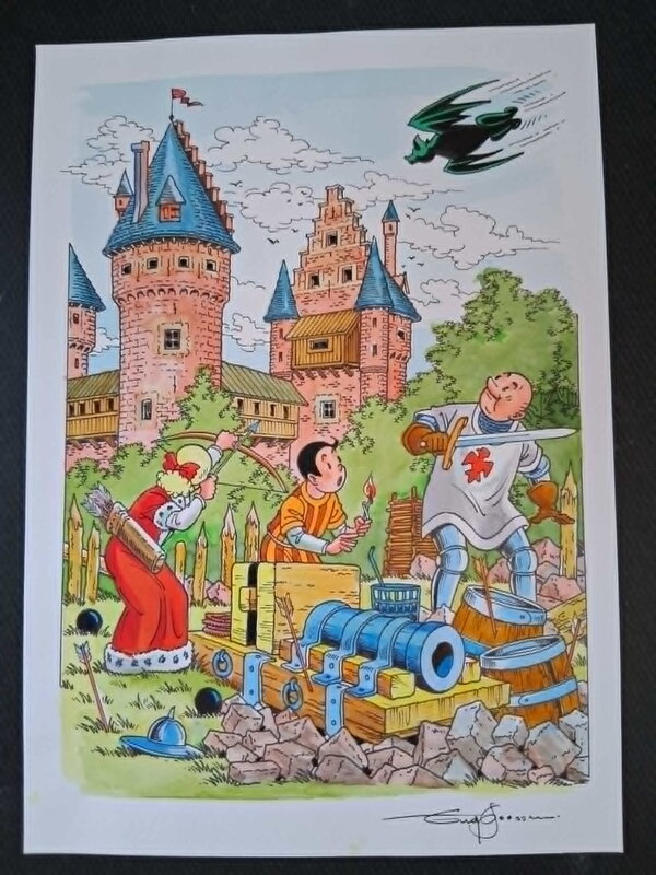Eugeen Goossens, Cover variant Suske & Wiske - Couverture originale