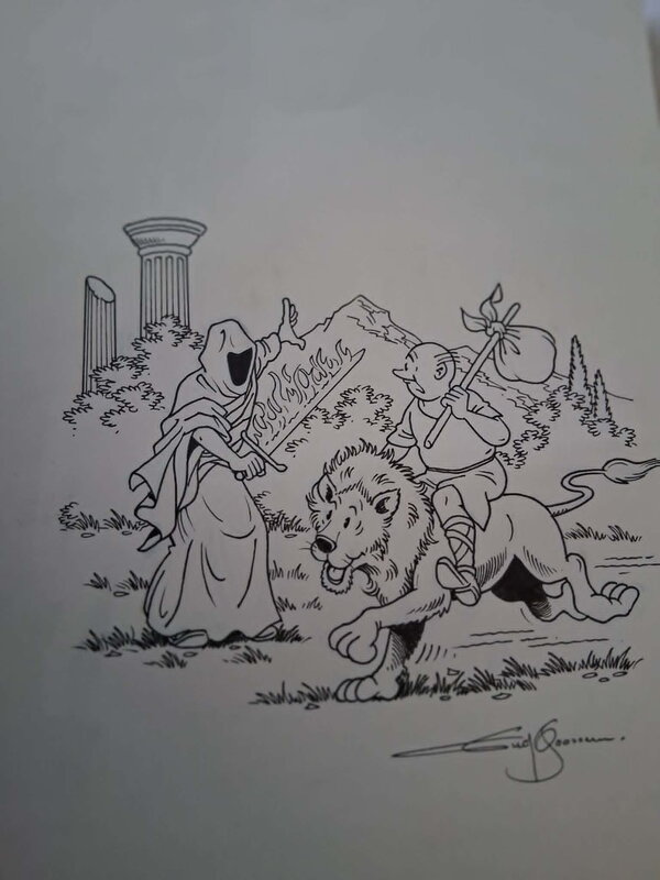 Eugeen Goossens, Variant cover Suske & Wiske - Illustration originale