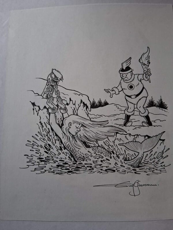 Eugeen Goossens, Variant cover Suske & Wiske - Original Illustration