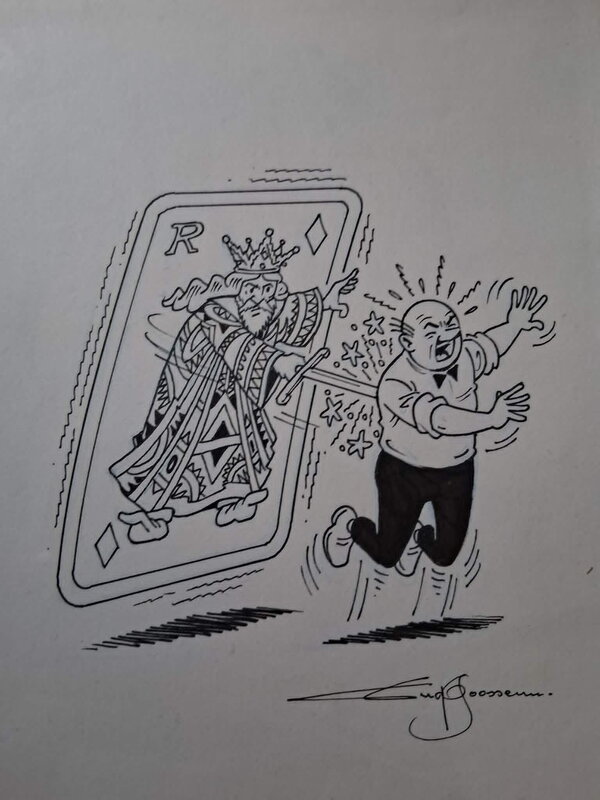 Eugeen Goossens, Variant cover Suske & Wiske - Illustration originale