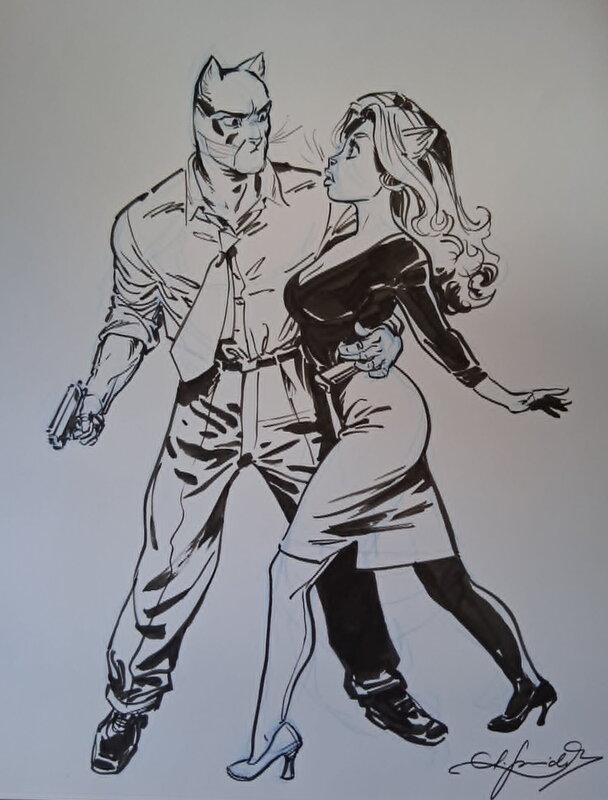 Juanjo Guarnido, Blacksad illustration - Illustration originale