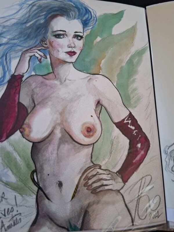 Sexy pinup par Rodolphe Hoyas - Illustration originale