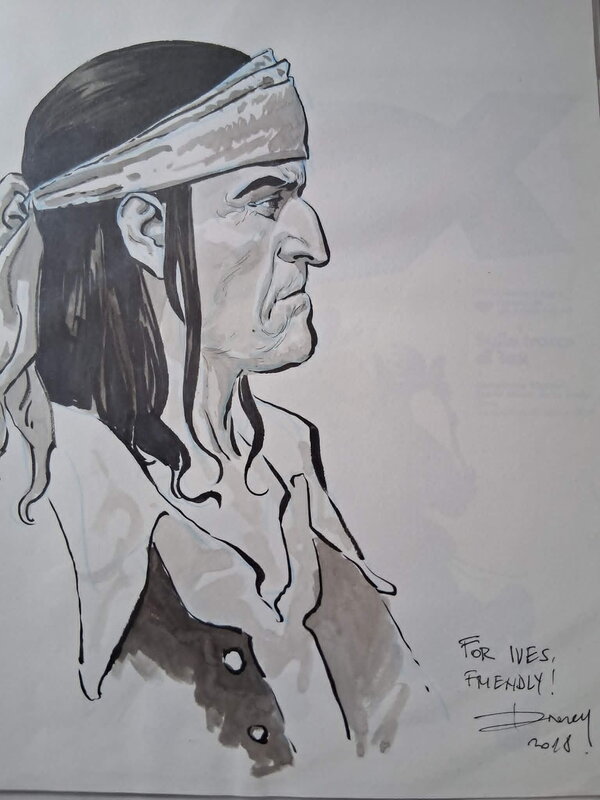 Dedicace indian by Drazen Kovacevic - Sketch