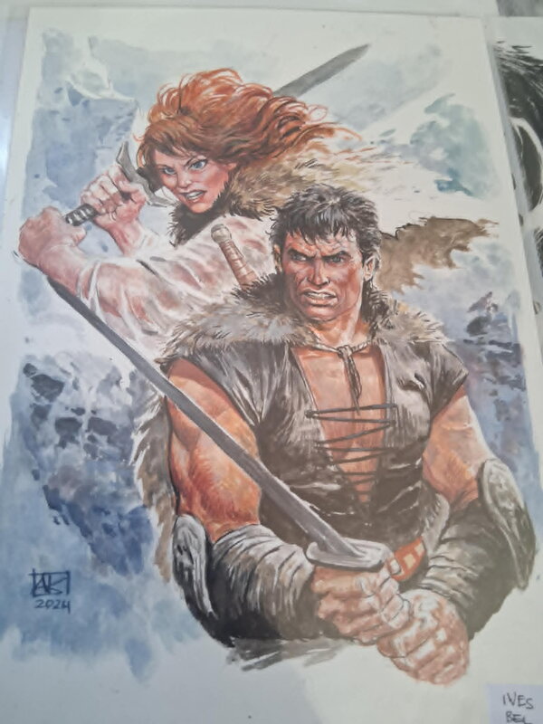 Storm & Roodhaar by Apri Kusbiantoro - Original Illustration