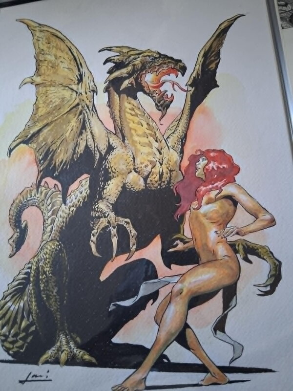 Dragon commission par Laci - Illustration originale