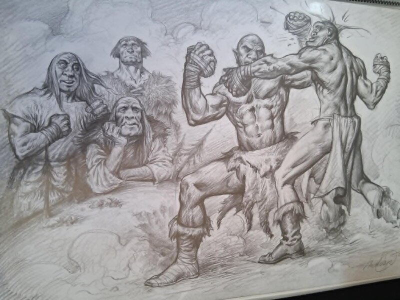 Giants par Petar Meseldžija - Illustration originale