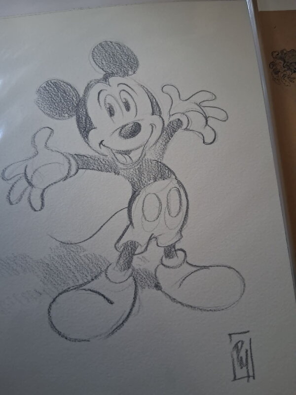 Mickey par Paolo Mottura - Illustration originale