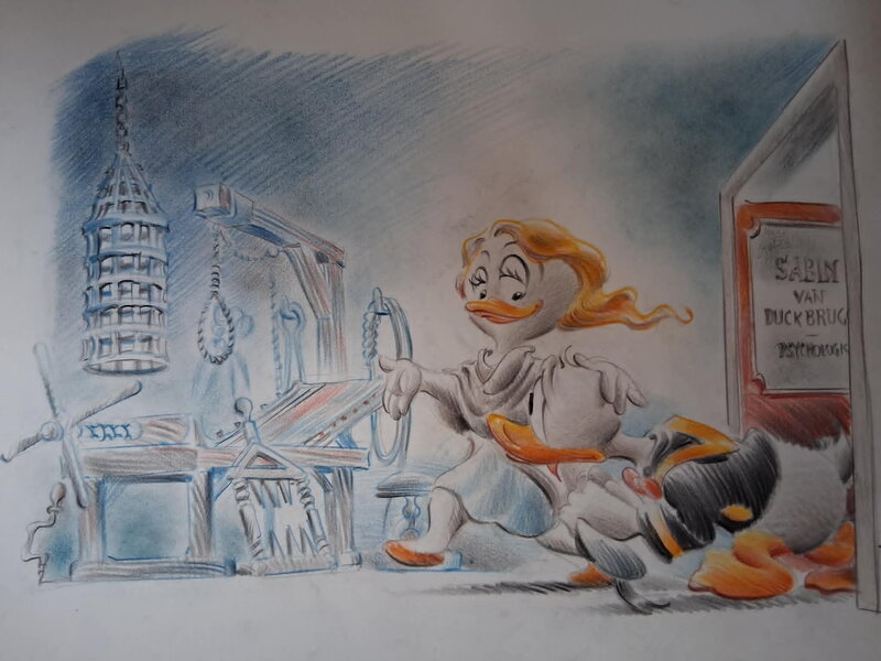 Psycho-Terror 2 by Paolo Mottura - Original Illustration