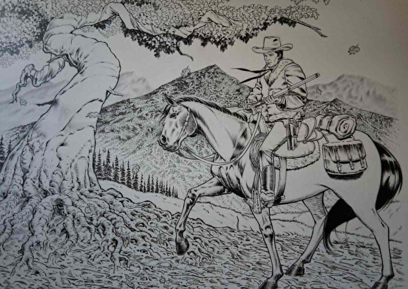 Tex Willer by Francesco Mucciacito - Original Illustration