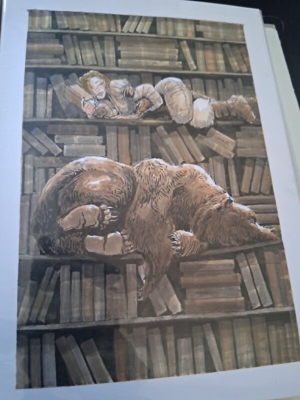 Kapetanovic Midhat, The empress & the bear - Illustration originale