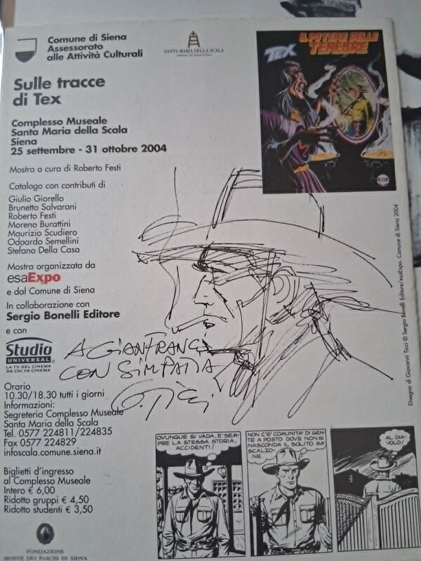 Dedicace par Giovanni Ticci - Dédicace