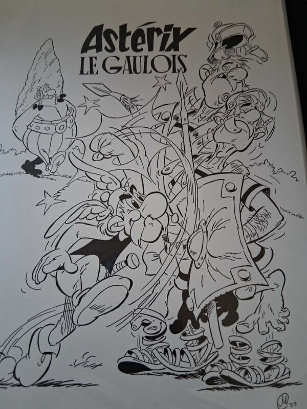 Uderzo hommage by Manuel Garrido Garcia - Original Illustration
