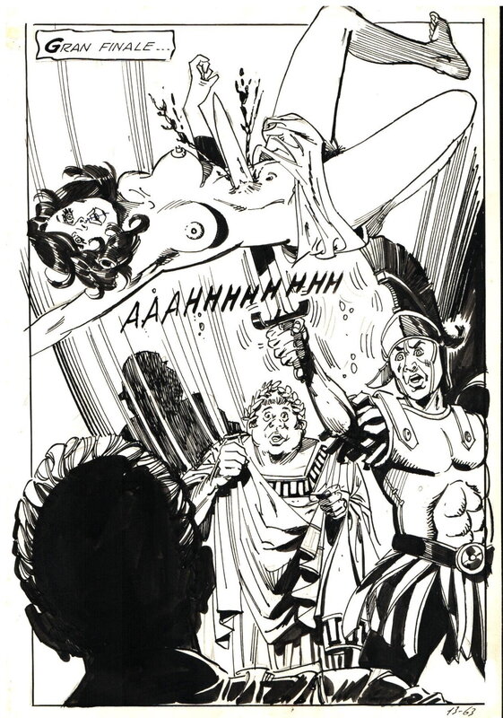 Alessandro Chiarolla - Sciacallo 13/63 - Planche originale