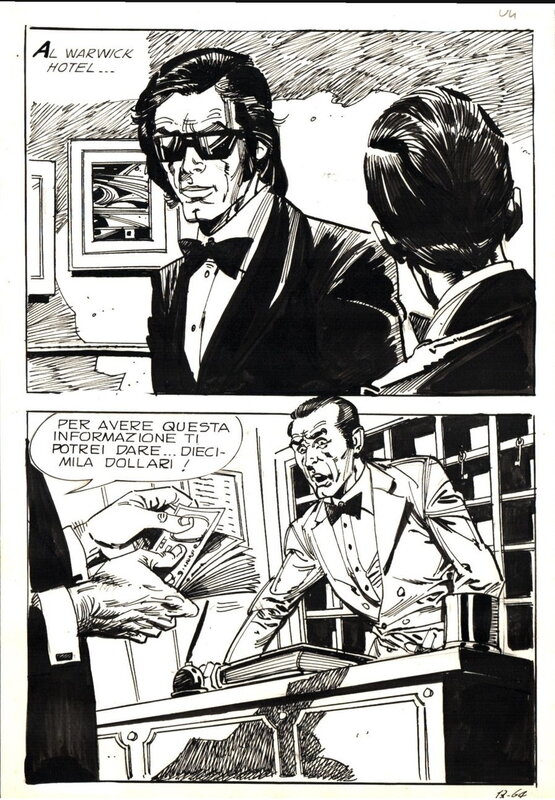 Alessandro Chiarolla - Sciacallo 13/64 - Planche originale