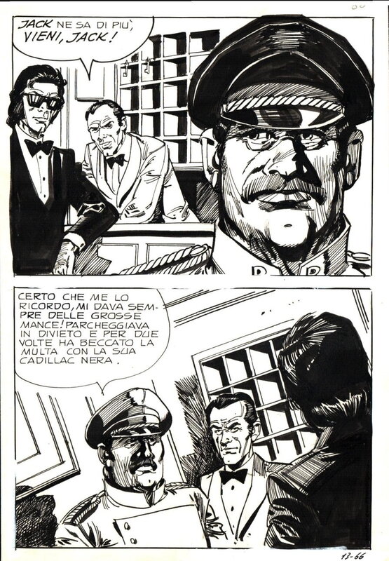 Alessandro Chiarolla - Sciacallo 13/66 - Planche originale