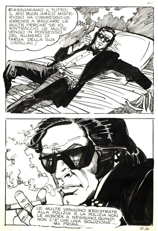 Alessandro Chiarolla - Sciacallo 13/70 - Planche originale