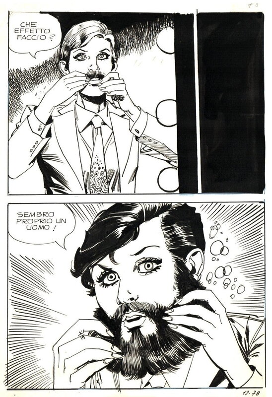 Alessandro Chiarolla - Sciacallo 13/78 - Planche originale