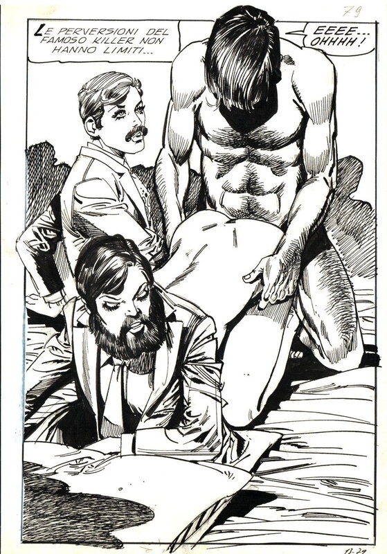 Alessandro Chiarolla - Sciacallo 13/79 - Planche originale