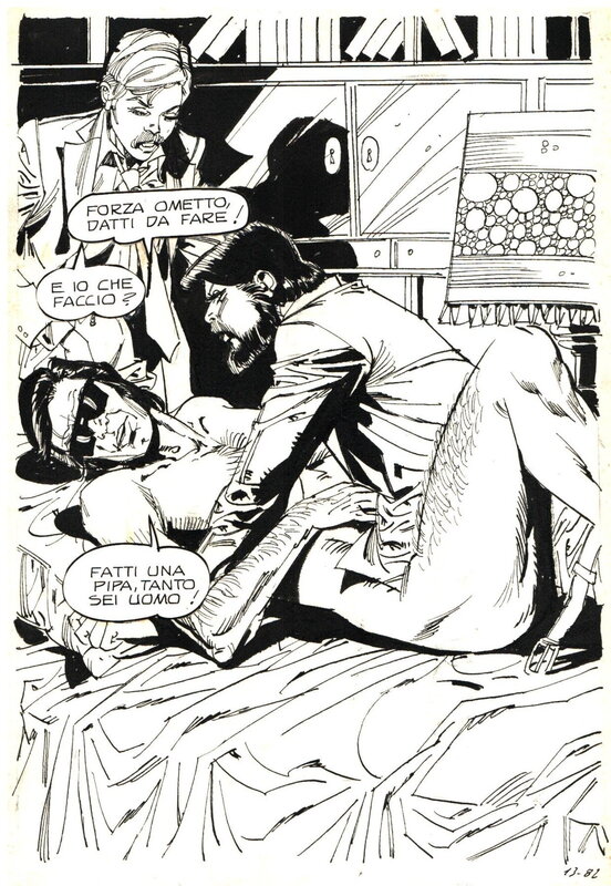 Alessandro Chiarolla - Sciacallo 13/82 - Planche originale