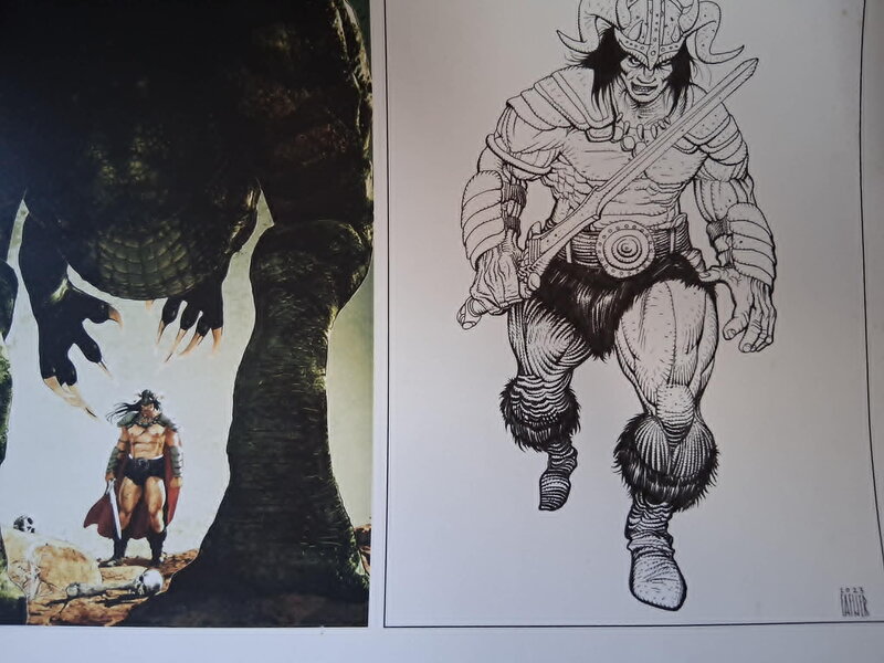 Conan par Max Fafner - Illustration originale