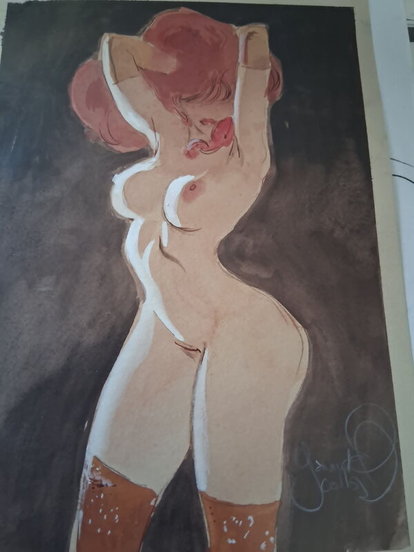Sexy girl by Yannick Corboz - Original Illustration