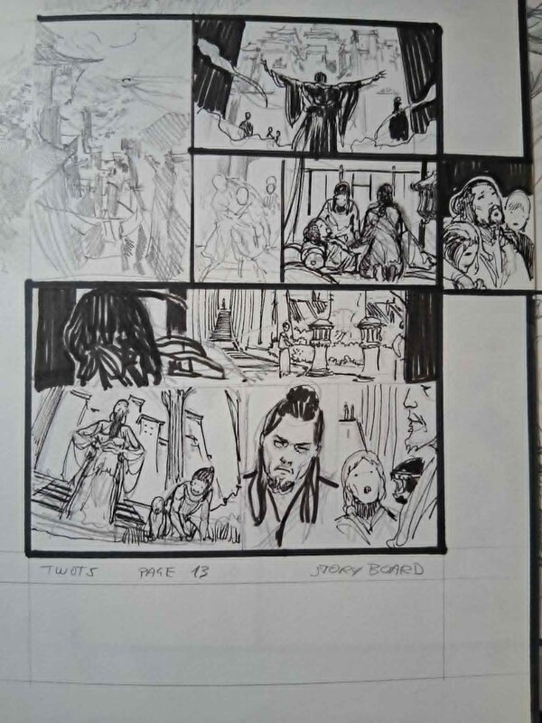 Storyboard by Federico Carlo Ferniani - Original Illustration