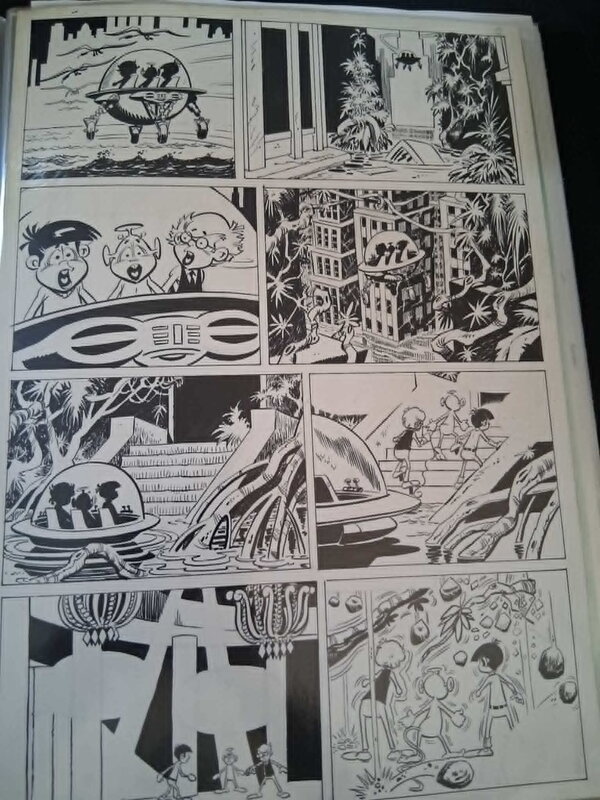 Kiko 2000 planche by Bassols Ortega, Carlos Giménez - Comic Strip