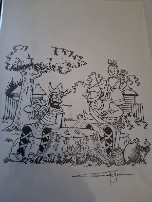 Eugeen Goossens, Variant cover Suske & wiske - Illustration originale