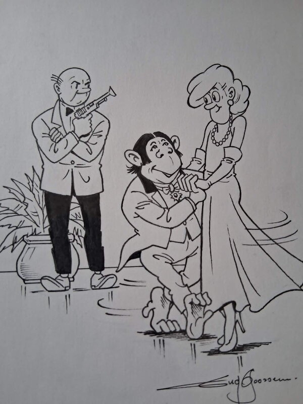 Eugeen Goossens, Variant cover Suske & Wiske - Illustration originale