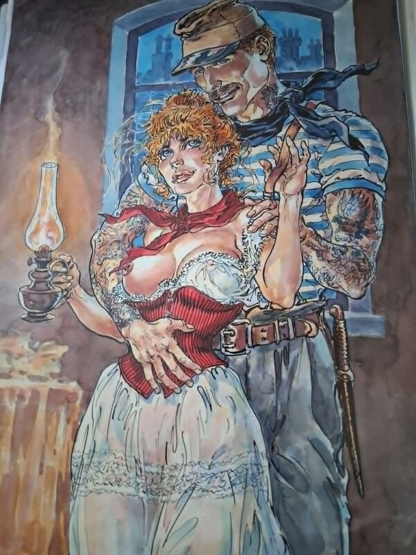 Kas, Variant cover Girl of Paname - Original Illustration
