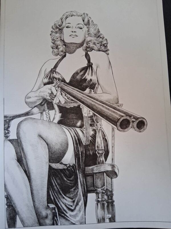 Pearl (Blueberry) by Osman Hajdarevic - Original Illustration