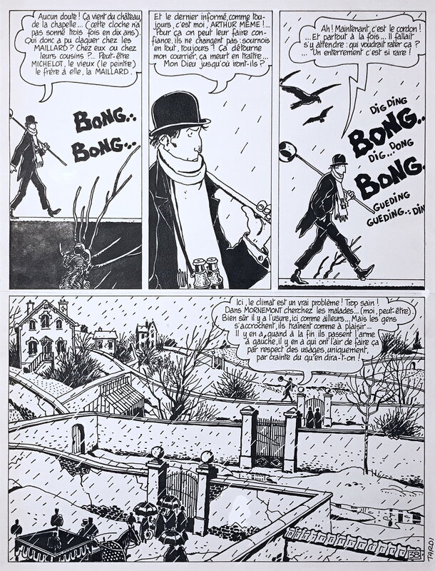 En vente - 1978 - Ici-même par Jacques Tardi, Jean-Claude Forest - Planche originale