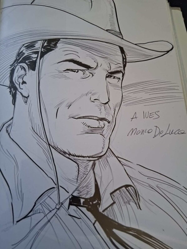 Tex Willer par Mauro de Luca - Dédicace