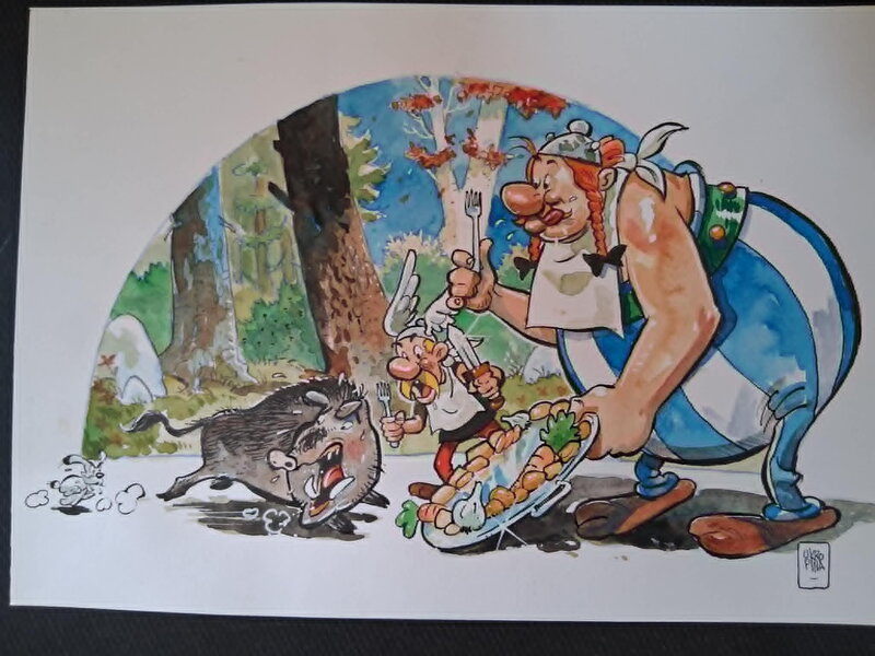 Asterix hommage by Jovan Ukropina - Original Illustration