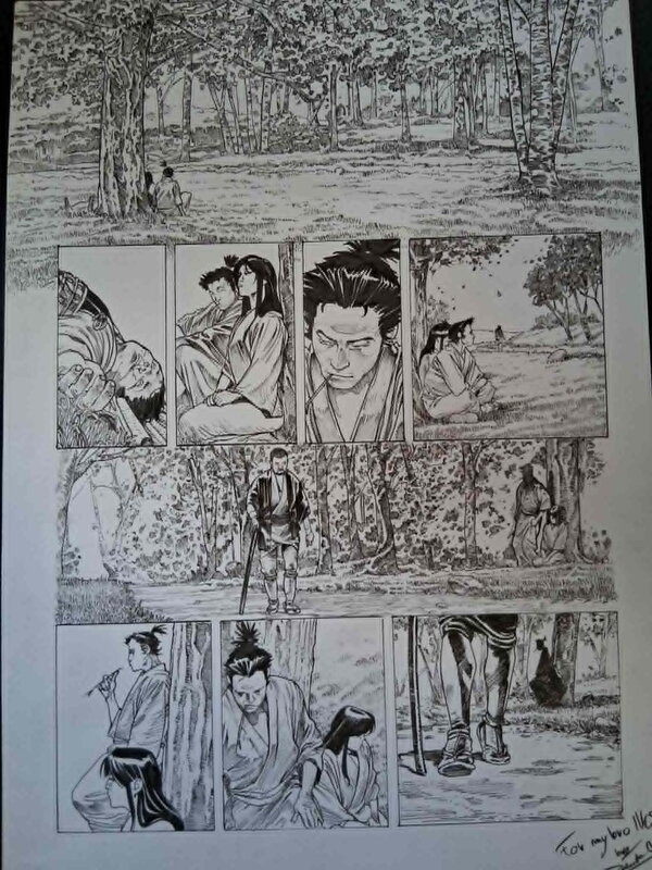 Roberto Ali, Masque aux milles larmes planche - Comic Strip