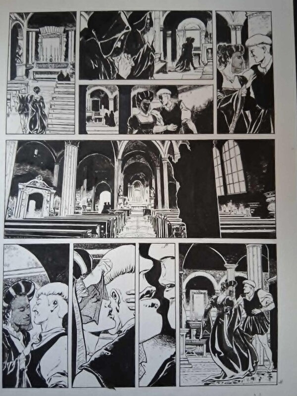 Les Savants planche par Stefano Carloni - Planche originale