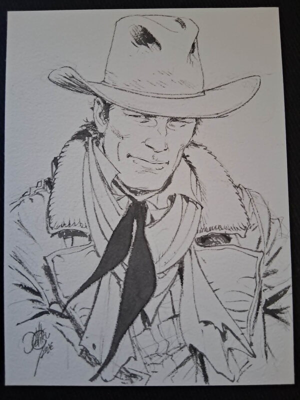 Tex Willer par Giulio De Vita - Illustration originale