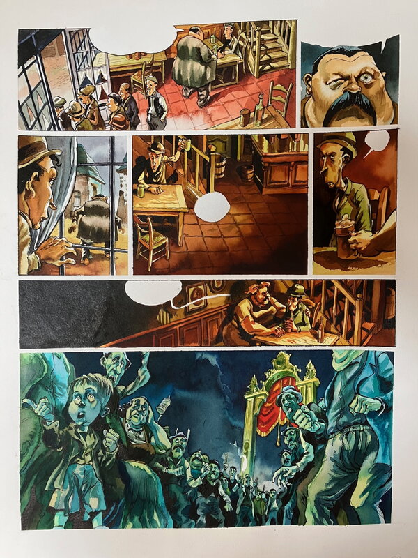 Nicolas Dumontheuil, Qui a tué l'idiot ? (page 36) - Planche originale