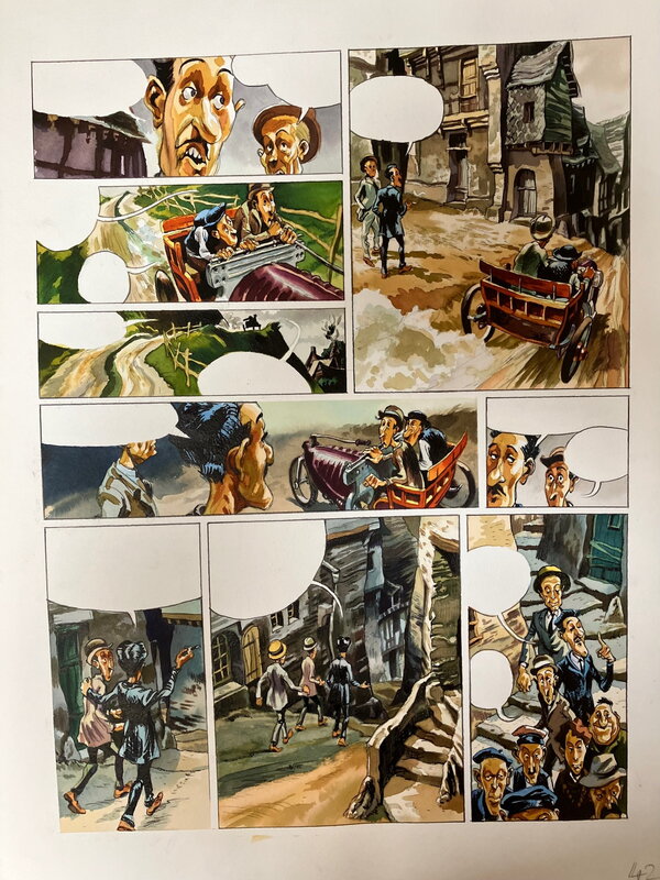 Nicolas Dumontheuil, Qui a tué l'idiot ? (page 46) - Planche originale