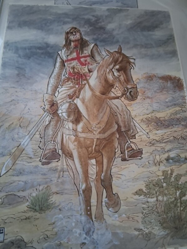 Dan Ianos, Templar - La Croix Sanglante - Original Illustration